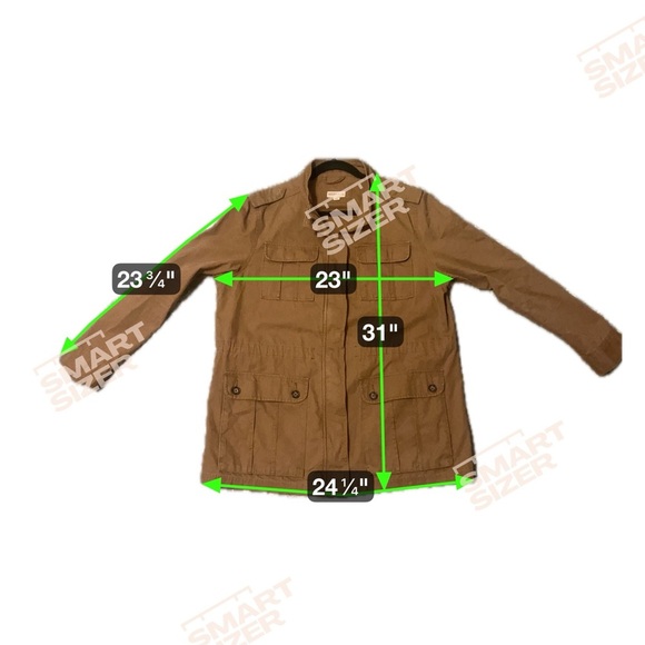 Women’s Merona Tan Utility Jacket size XL - Picture 9 of 10